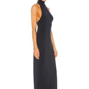 Halter Turtle Side Slit Gown